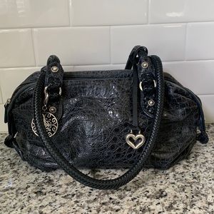 Brighton navy shoulder handbag